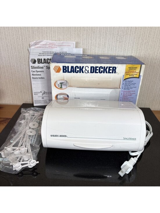 Black & Decker Other - Black & Decker Spacemaker EC700 Can Opener Sharpener Slimline Under Counter